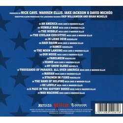 War Machine Soundtrack (Nick Cave, Warren Ellis) - CD Back cover