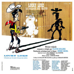 Lucky Luke: La Ballade des Dalton Ścieżka dźwiękowa (Claude Bolling) - Tylna strona okladki plyty CD