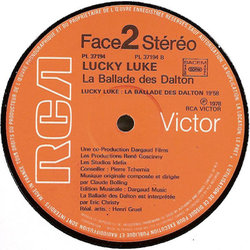 Lucky Luke: La Ballade des Dalton Ścieżka dźwiękowa (Claude Bolling) - wkład CD