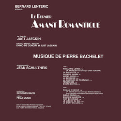 Le Dernier Amant Romantique Soundtrack (Pierre Bachelet) - CD Back cover