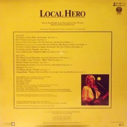 Local Hero サウンドトラック (Mark Knopfler) - CD裏表紙