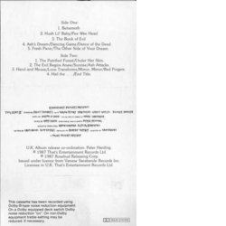 Evil Dead II Colonna sonora (Joseph LoDuca) - cd-inlay