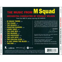 M Squad Soundtrack (Various Artists, John Williams, Stanley Wilson) - CD Back cover