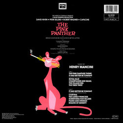 The Pink Panther Trilha sonora (Henry Mancini) - CD capa traseira
