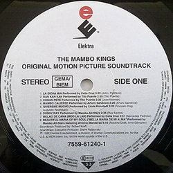 The Mambo Kings Bande Originale (Various Artists, Carlos Franzetti, Robert Kraft) - cd-inlay