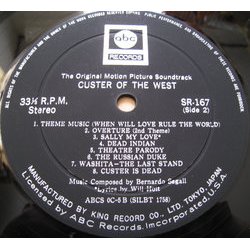 Custer of the West Soundtrack (Bernardo Segall) - cd-inlay