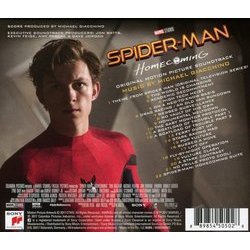 Spider-Man: Homecoming Bande Originale (Michael Giacchino) - CD Arrière