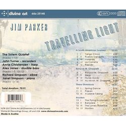 Travelling Light... Ścieżka dźwiękowa (Jim Parker) - Tylna strona okladki plyty CD
