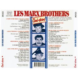 Les Marx Brothers Ścieżka dźwiękowa (Various Artists) - Tylna strona okladki plyty CD