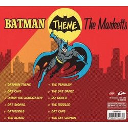 Batman Theme サウンドトラック (The Marketts) - CD裏表紙