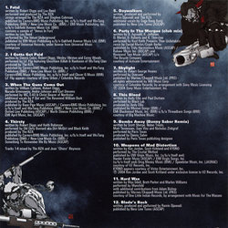 Blade: Trinity Trilha sonora (Various Artists, Ramin Djawadi,  RZA) - CD-inlay