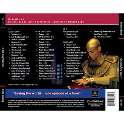 Stargate SG-1 サウンドトラック (Richard Band) - CD裏表紙