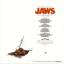 Jaws Soundtrack (John Williams) - CD Back cover