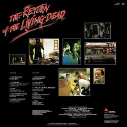 The Return of the Living Dead Ścieżka dźwiękowa (Various Artists, Matt Clifford) - Tylna strona okladki plyty CD