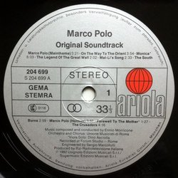 Marco Polo Trilha sonora (Ennio Morricone) - CD-inlay
