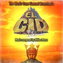El Cid サウンドトラック (Miklós Rózsa) - CDカバー