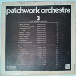 Patchwork Orchestra 3 サウンドトラック (Michel Bernholc, Vladimir Cosma) - CD裏表紙