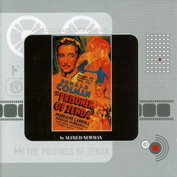 The Prisoner of Zenda Ścieżka dźwiękowa (Alfred Newman) - Okładka CD