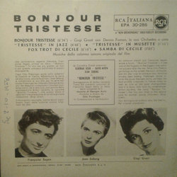 Bonjour, Tristesse Soundtrack (Georges Auric) - CD Back cover