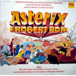 Asterix Erobert Rom - Teil 2 Soundtrack (Gérard Calvi) - CD-Cover