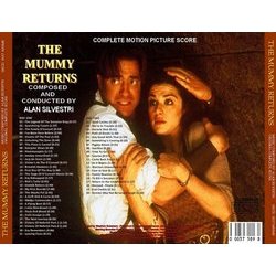 The Mummy Returns Ścieżka dźwiękowa (Alan Silvestri) - Tylna strona okladki plyty CD