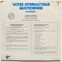 Votre Gymnastique Quotidienne Soundtrack (Franois Rauber) - CD Back cover