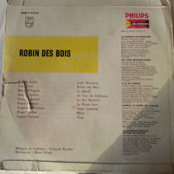 Robin Des Bois Soundtrack (Franois Rauber) - CD Back cover