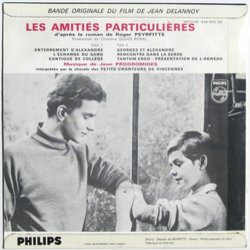 Les Amitis Particulires サウンドトラック (Jean Prodromids) - CD裏表紙