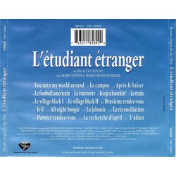 L'tudiant tranger Soundtrack (Jean-Claude Petit) - CD Back cover