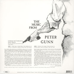 The Music From Peter Gunn サウンドトラック (Henry Mancini) - CD裏表紙