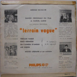 Terrain vague Soundtrack (Michel Legrand, Francis Lemarque) - CD Back cover