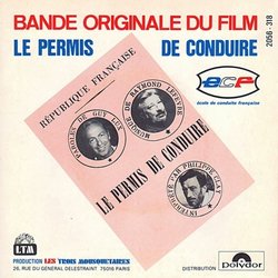 Le Permis de conduire Soundtrack (Philippe Clay, Raymond Lefvre) - CD-Cover