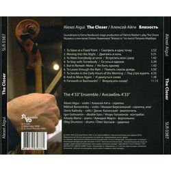 The Closer Soundtrack (Alexei Aigui) - CD Back cover