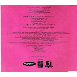 Mah N Mah N Soundtrack (Piero Umiliani) - CD Back cover