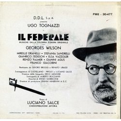 Il Federale Soundtrack (Ennio Morricone) - CD Back cover