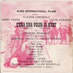 C'Era una volta il West Ścieżka dźwiękowa (Ennio Morricone) - Tylna strona okladki plyty CD