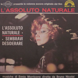 L'Assoluto naturale Colonna sonora (Ennio Morricone) - Copertina del CD