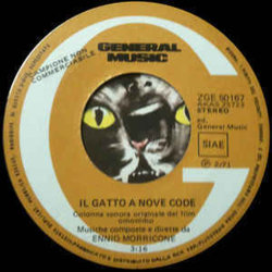 Il Gatto a nove code Soundtrack (Ennio Morricone) - cd-inlay
