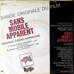 Sans Mobile Apparent Soundtrack (Ennio Morricone) - CD Back cover