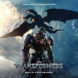 Transformers: The Last Knight Trilha sonora (Steve Jablonsky) - capa de CD