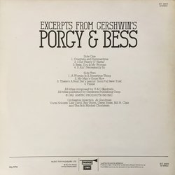 Porgy And Bess Trilha sonora (George Gershwin, Ira Gershwin) - CD capa traseira