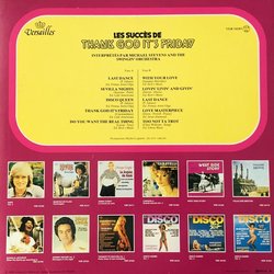 Ls Succs De Thank God It's Friday Trilha sonora (Various Composers) - CD capa traseira