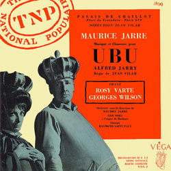 Musique et Chansons pour Ubu Soundtrack (Maurice Jarre, Alfred Jarry) - CD-Cover