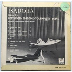 Isadora Ścieżka dźwiękowa (Various Artists, Maurice Jarre) - Tylna strona okladki plyty CD