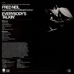 Midnight Cowboy サウンドトラック (Various Artists, Fred Neil) - CD裏表紙