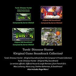 Turok: Dinosaur Hunter Trilha sonora (Darren Mitchell) - capa de CD