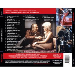 Body Double サウンドトラック (Pino Donaggio) - CD裏表紙