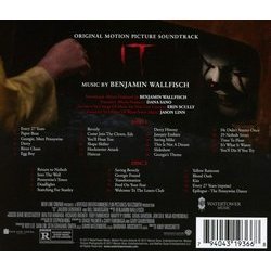 IT Soundtrack (Benjamin Wallfisch) - CD Back cover