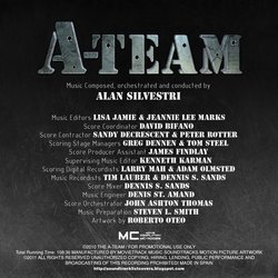 A-Team サウンドトラック (Alan Silvestri) - CDインレイ