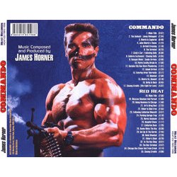 Commando / Red Heat Soundtrack (James Horner) - CD Achterzijde